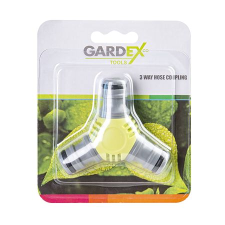 Cuplaj furtun Gardex Tools, ABS, 3 cai