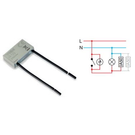Dispozitiv eliminare perturbatiei la iluminat cu LED, 100 Ω, 250V Dispozitiv eliminare perturbatiei la iluminat cu LED, 100 Ω, 250V