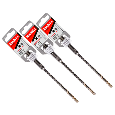 Burghiu 4 taisuri Makita Nemesis, SDS-Plus, pentru beton, 160 x 6 mm