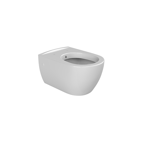 Vas WC suspendat Menuet-Turkuaz City, ceramica, evacuare laterala, alb