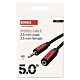 Cablu audio Jack stereo Emos, tata - mama 3.5 mm, 5 m
