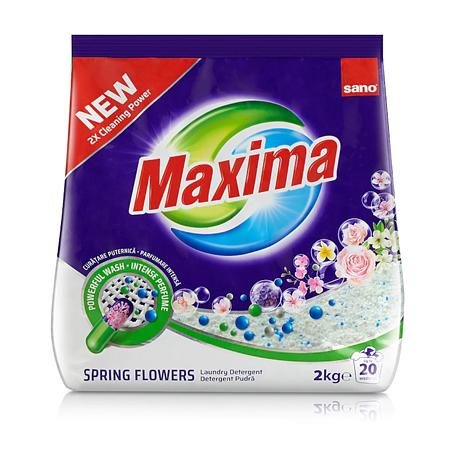 Detergent pudra Sano Maxima Spring Flowers, 2 kg