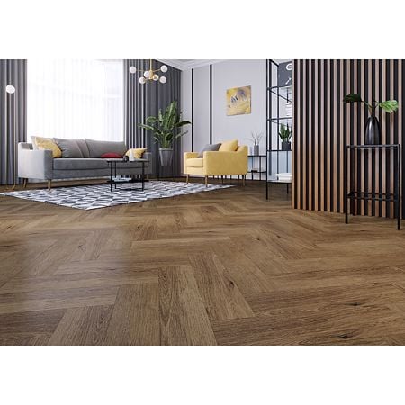 Pardoseala SPC 5 mm Leeside Herringbone, nuanta deschisa, clasa trafic intens 23, 592 x 148 mm