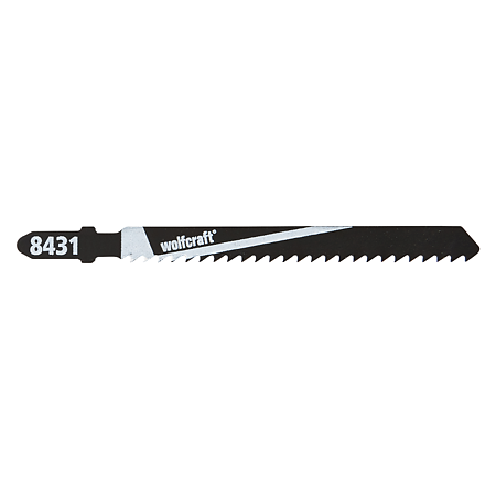 Set doua lame Wolfcraft pentru fierastrau pendular pentru lemn, frezare dreapta, 100 x 3 mm 