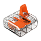 Conector imbinare cu parghii Wago Push Wire 221-413, pentru conductori unifilari, 3 x 4 mmp, 30 A, transparent, 12 bucati Conector imbinare cu parghii Wago Push Wire 221-413, pentru conductori unifilari, 3 x 4 mmp, 30 A, transparent, 12 bucati