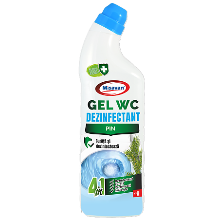 Dezinfectant gel toaleta Misavan Pin, 1 l
