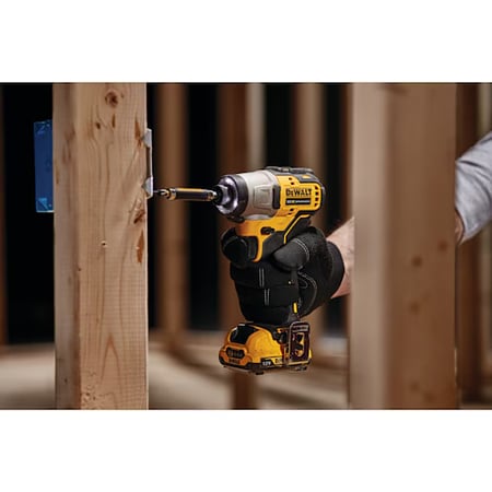 Masina de insurubat cu impact 12V DeWalt DCF801D2-QW, motor fara perii, 2 x 2Ah