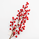 Decoratiune fir cu fructe rosii, 65 cm
