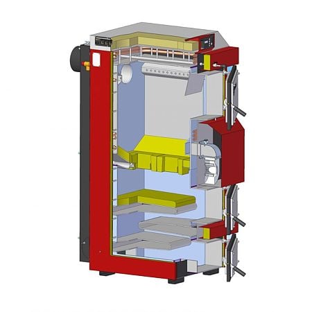 Centrala termica pe lemne cu gazeificare Termofarc FI-GS 150, 449 l, 151 kW, 174.5 x 93 x 202 cm