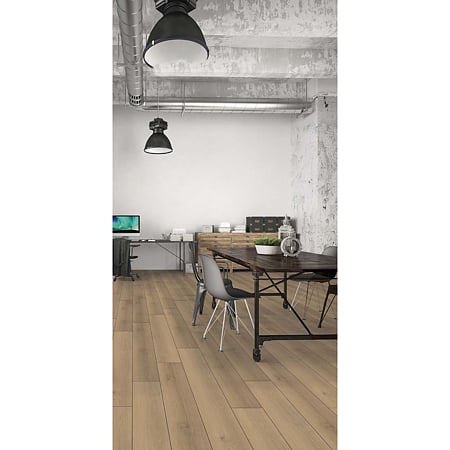 Parchet laminat 12 mm Kastamonu FXL019 Canyon Oak, nuanta medie, lemn stejar, clasa de trafic 33, click, 1202 x 195 mm
