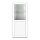 Usa PVC secundara, alb, 88 x 190 cm, stanga, 4 camere, geam 1/2