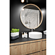 Blat masa bucatarie Kronospan Trends 20/21 190AF Slim Line, mat, negru, 4100 x 1300 x 12 mm