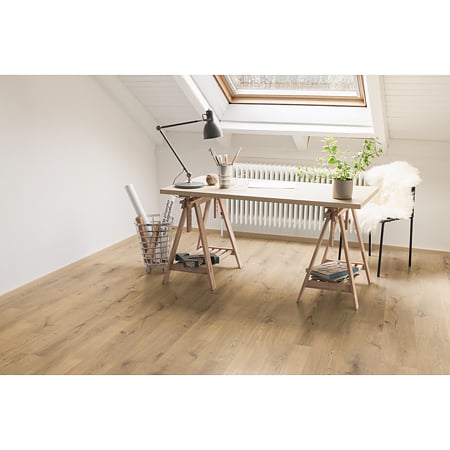 Parchet laminat 10 mm Egger Nature Sense FL953 Stejar natur, nuanta deschisa, clasa de trafic 32, CLIC it!, 1292 x 193 mm