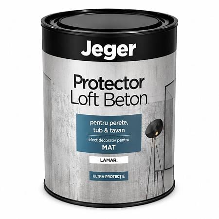 Lac protector Jeger Loft Beton, pardoseli, bai si blaturi, mat, 1 l