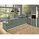 Blat de lucru compact laminat Egger F244 ST76 Marmura Candela antracit, miez negru, mat, 4100 x 920 x 12 mm