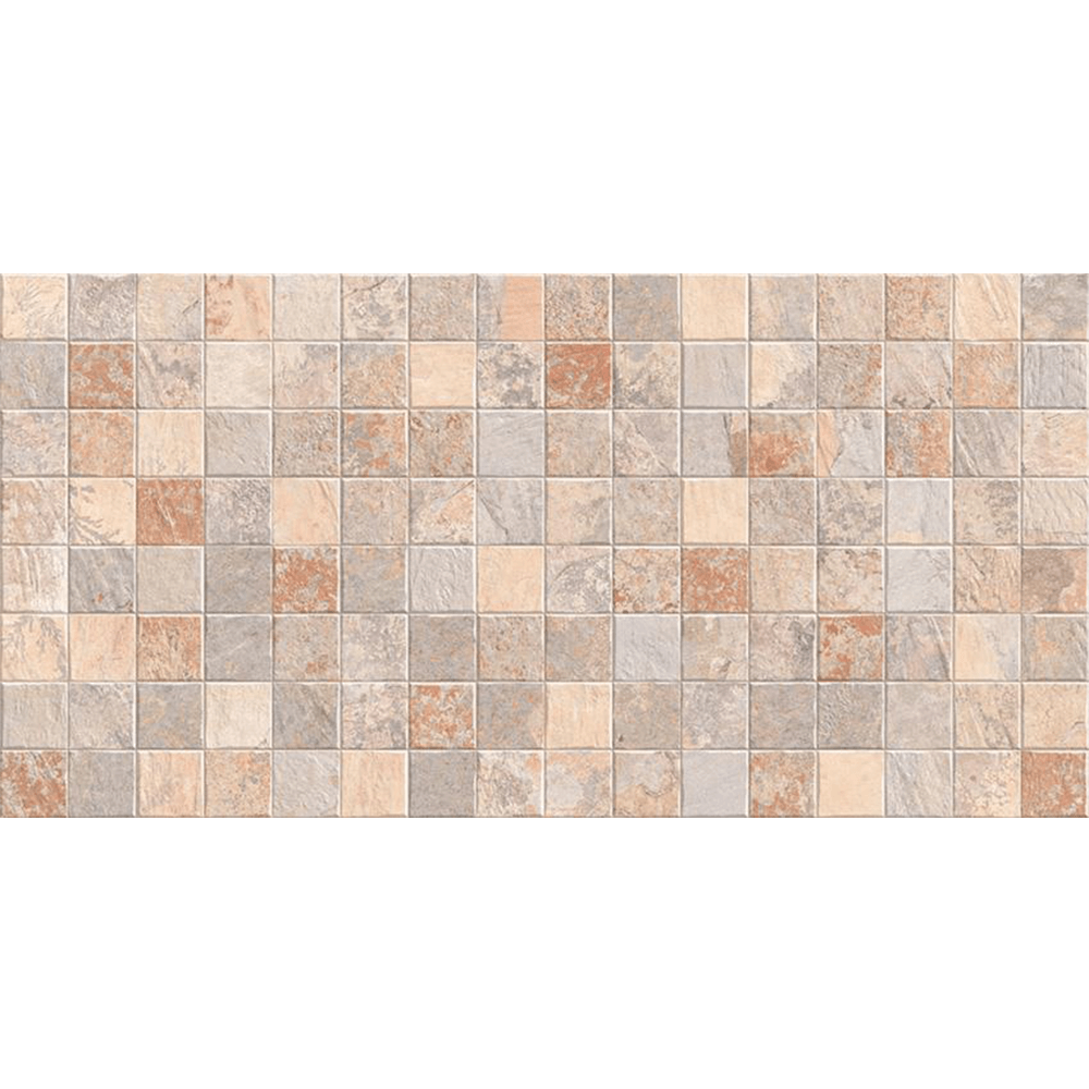 Faianta baie rectificata glazurata Epiros Crema HL, multicolor, mat, aspect de piatra, 60 x 30 cm Arabesque