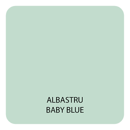 Vopsea pentru lemn/metal, Oskar Aqua Matt, interior/exterior, pe baza de apa, albastru baby blue, 0,6 l
