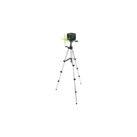 Nivela cu laser cu linii in cruce Bosch Quigo Green, autonivelare, stativ si 2 baterii AAA