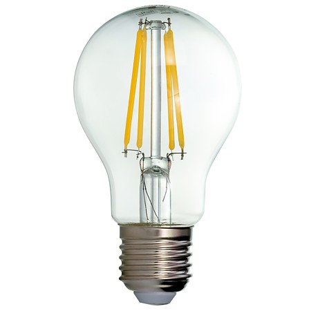 Bec LED Hepol filament, forma A60, E27, 8 W, 1100 lm, lumina neutra 4000K