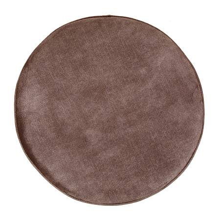 Taburet Ring, inel auriu, stofa maro P05, rotund, 38 x 38 x 40 cm