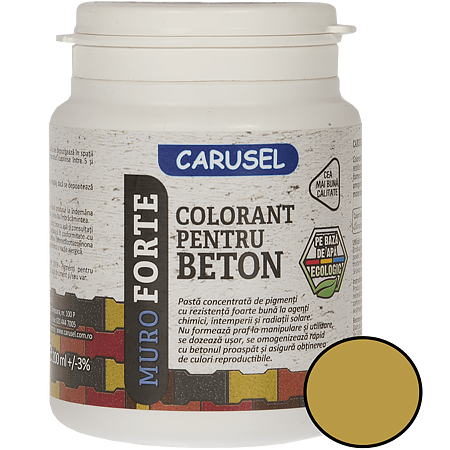 Colorant pentru beton Carusel, galben, 200 ml