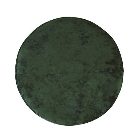 Taburet Ring, inel auriu, catifea verde E57, rotund, 38 x 38 x 40 cm