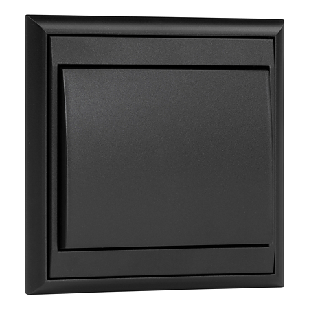 Intrerupator iluminat Luna, plastic, negru mat