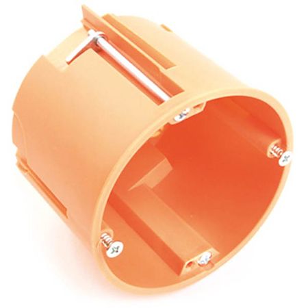 Doza aparat Dietzel, plastic, portocaliu, 65 mm