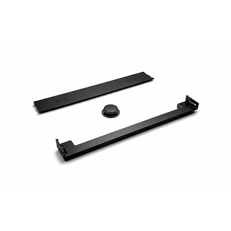 Set accesorii clapeta Free Slim Kessebohmer, integrare din exterior, aluminiu, negru, 18 cm, 2 bucati