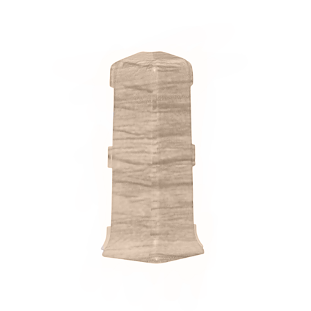 Colt exterior plinta parchet Korner Siena 80, stejar Calypso 831, PVC, 80 x 20 mm, 2 bucati/set