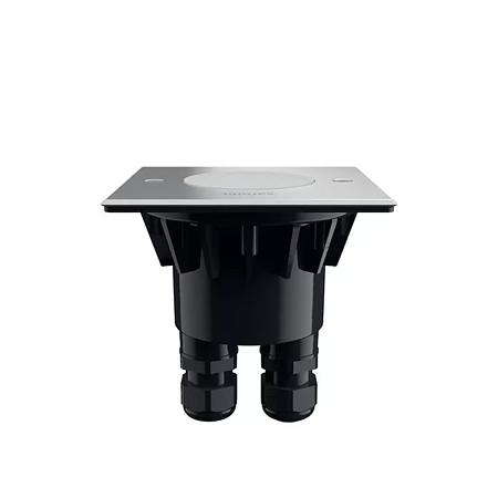 Spot incastrat exterior Philips myGarden Crust, inox 1 x LED, IP67, 3 W