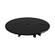 Capac tip DOM pentru sifon Wirquin SLIMPlus, din ABS, negru mat, Ø118 mm
