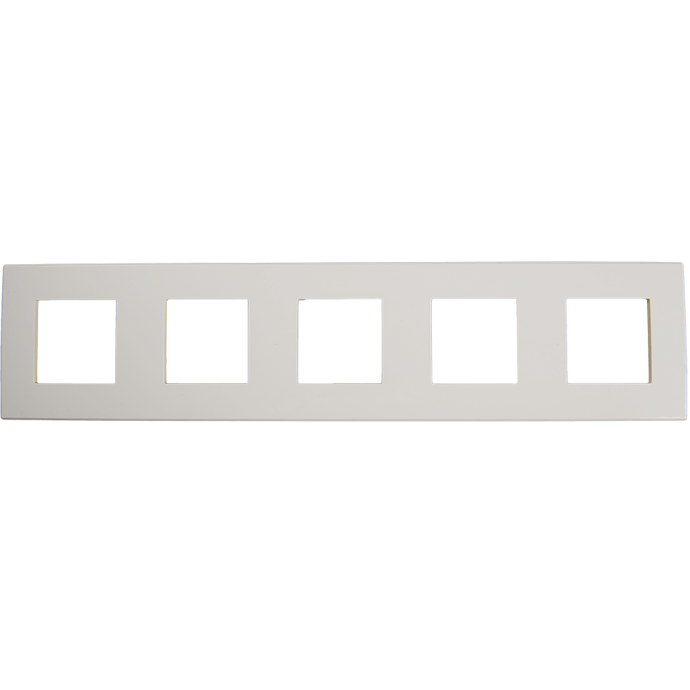 Rama decor 5 module Dahlia, Gewiss GW35905AW, alb alb