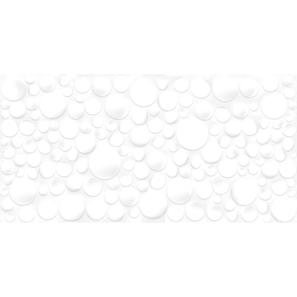 Faianta baie / bucatarie rectificata Round, alb, lucios, model, 60 x 30 cm alb