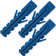 Diblu din nylon, albastru, 12 x 60 mm