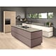 Blat de lucru laminat compact Egger F221 ST87 Ceramica Tessina crem, finisaj ceramic, miez negru, 4100 x 650 x 12 mm