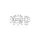 Zacor aplicat Thirard Balcani, otel, gri, 40 x 26 mm
