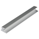 Maner AA620 128 mm, aluminiu mat
