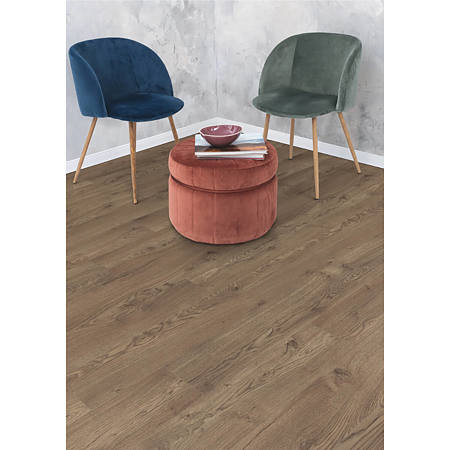 Parchet laminat 10 mm Egger NatureSense Aqua Stejar Olchon afumat EL2858, nuanta inchisa, clasa de trafic 32, Aqua CLIC it! , 1292 x 193 mm