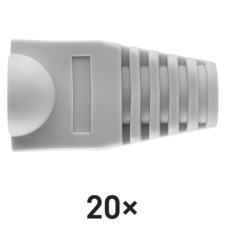 Manson de protectie pentru mufa RJ45, alb, 20 × 90 × 130 mm 