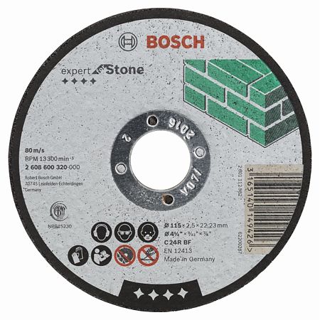 Disc taiere piatra, Bosch, 115 X 22,23 X 2,5 mm