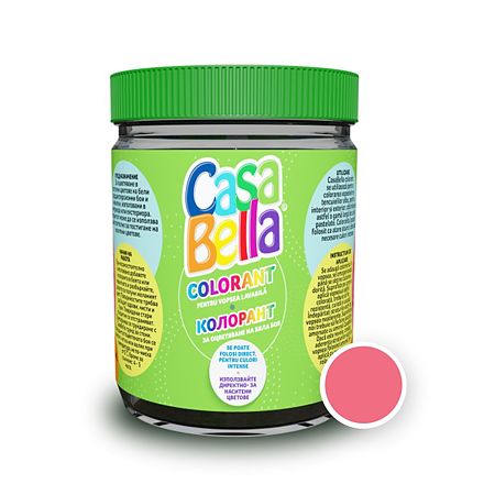 Colorant vopsea lavabila Casabella, rosu, 200 ml