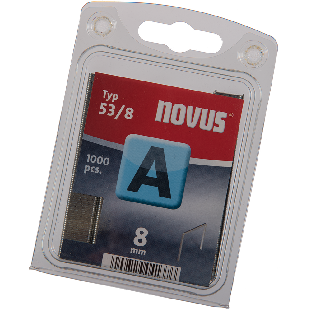 Capse Novus, pentru capsatoare manuale si electrice, zinc, 11,3 x 8 mm, 1000 buc 1000