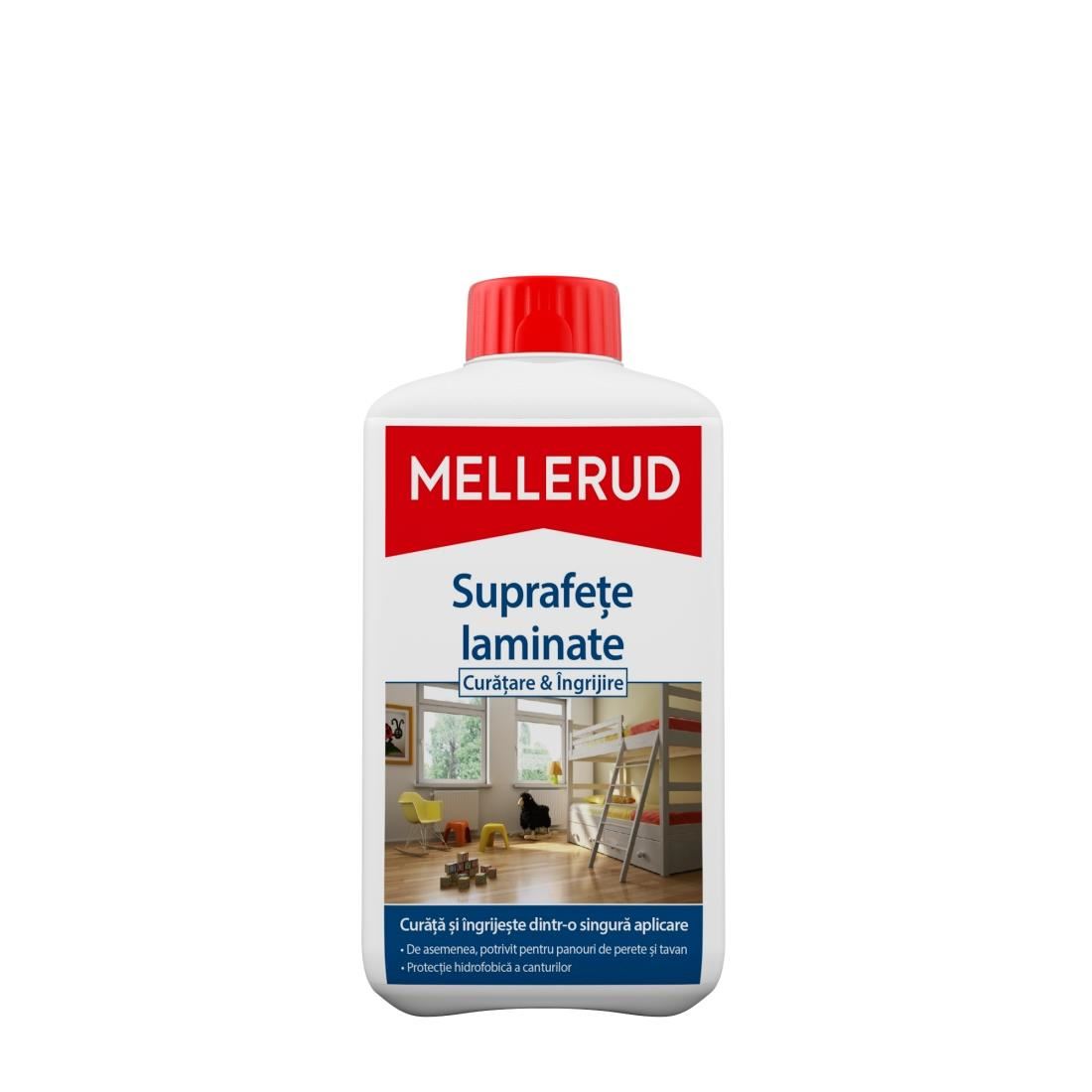 Solutie pentru curatarea suprafetelor laminate si din pluta MELLERUD, 1 l