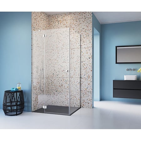 Cabina dus Radaway Torrenta KDJ, montaj stanga, sticla 6 mm, transparent, 90 x 90 x 1950 cm