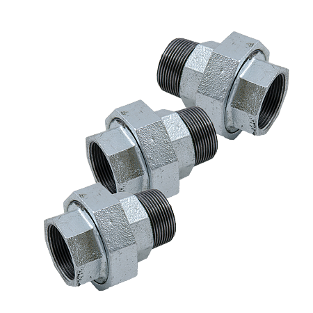 Racord olandez drept zincat, FI x FE, 1 1/2 inch