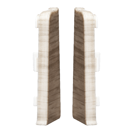 Set terminatie stanga/dreapta plinta Arbiton Indo 70, stejar loft 03, PVC, 70 x 26 mm, 2 bucati/set