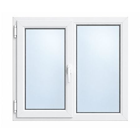 Fereastra PVC Klass, 4 camere, deschidere simpla, stanga, alb, 100 x 120 cm 
