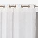 Perdea Nymphea 025, poliester, beige, model geometric, 140 x 240 cm