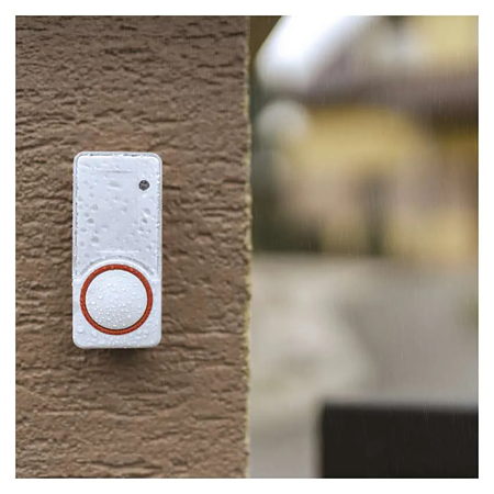 Sonerie wireless 2 butoane Emos P5720.2T, 150 m, IP44, 10 melodii